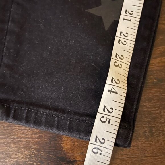 CURRENT/ELLIOTT High Waist Stiletto Vineland Star Black Skinny Jeans Size 28 - Picture 14 of 14